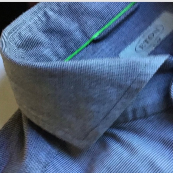 ETON slim solid gray spread collar cotton shirt Sz L 41 made in Romania 🇷🇴 - Picture 6 of 11